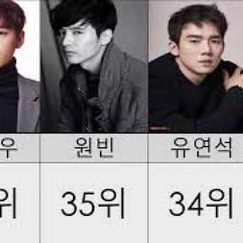 남자 배우 이상형 TOP100 | 다들 잘 생겼잖아! | 세상의 모든 TOP100
