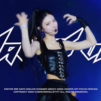 [4K][FANCAM] 250726 SBS 가요대전 SUMMER 미야오 안나 MEOVV ANNA - ‘HANDS UP (REMIX VER.)’ 직캠 FOCUS
