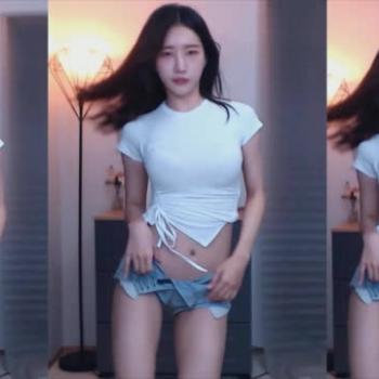 [클립]날찐신입여캠 73일차♥흰티에 핫팬