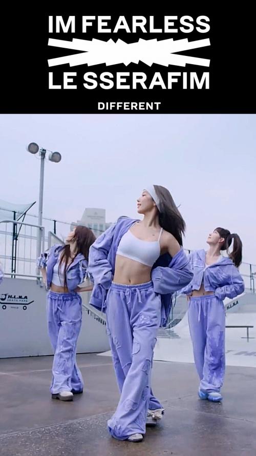 LE SSERAFIM 르세라핌 'DIFFERENT' Performance Video Highlight Clip 직캠 4K #lesserafim #different #shorts