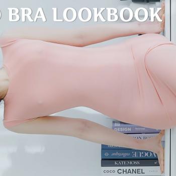 [4K 고화질 룩북] 불편해서 노브라로💗 은은하게 비치는 미시룩 no bra lookbook miniskirts
